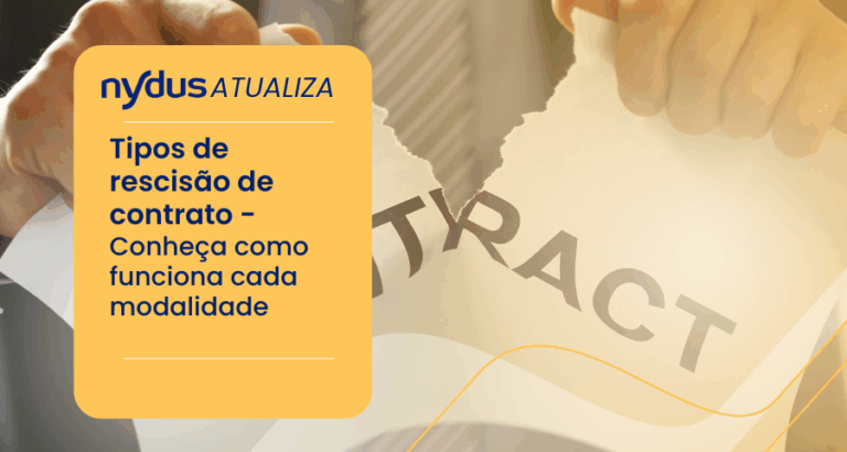 tipos rescisão contrato