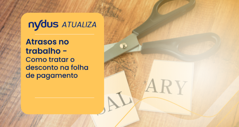 desconto de atrasos no trabalho
